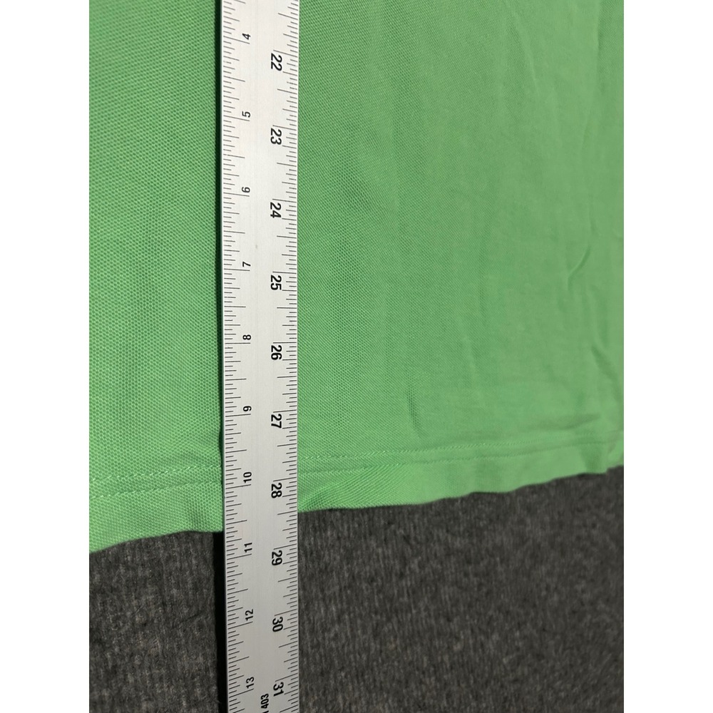 Psycho bunny polo shirt mens green logo pima cotton size 7 preppy - Picture 8 of 8
